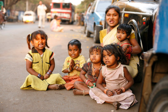 Pune India Children on the street