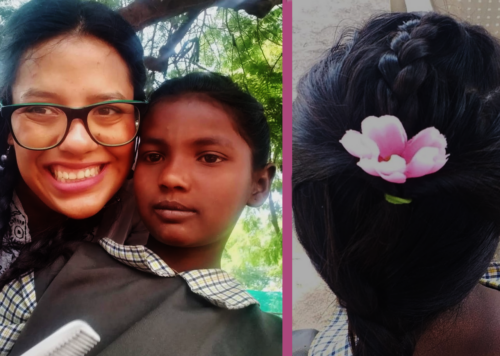 untouchable caste little girl gets her hair done and feels beautiful and loved