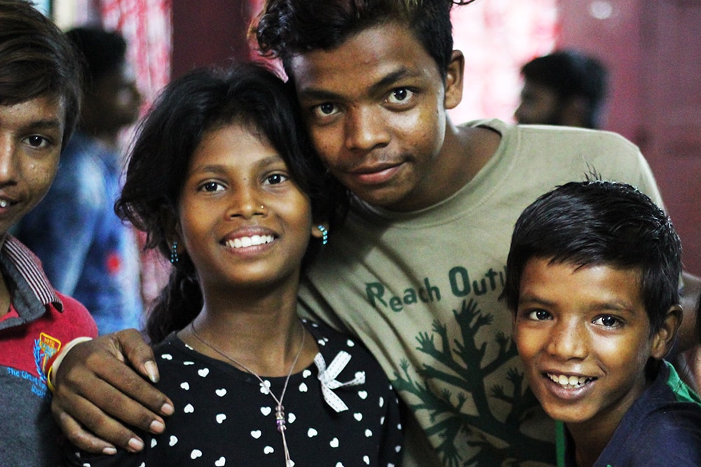 A Group of youth from the House of Hope - Calcutta, India