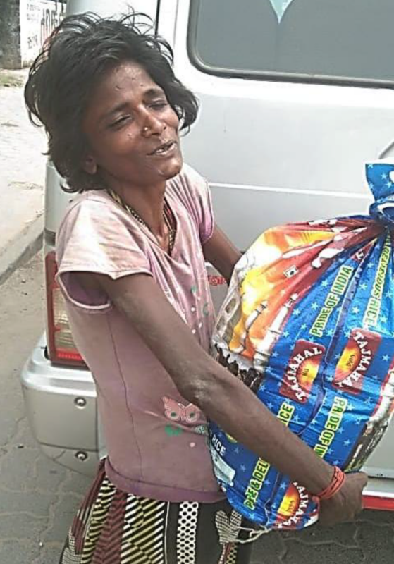 PACT AIDS food distribution to destitute widows and AIDS patients