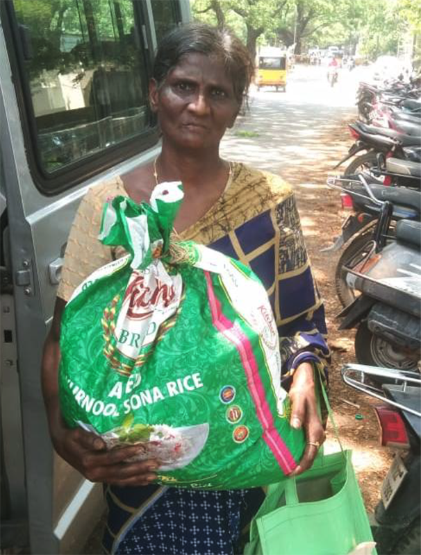 PACT AIDS food distribution to widows