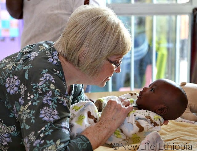 joy with kubsa while he was in the house of joy in ethiopia